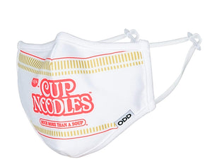 ODD SOX OFFICIAL Brand Adult Face Mask NISSAN CUP NOODLES - Novelty Socks for Less