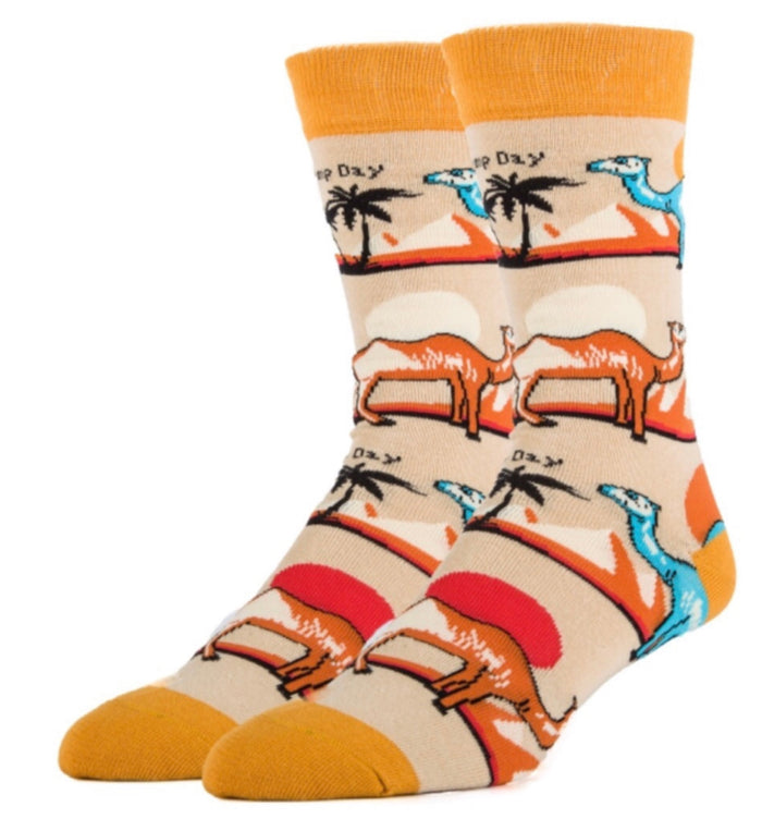 OOOH GEEZ Brand Men’s CAMELS Socks ‘HUMP DAY’