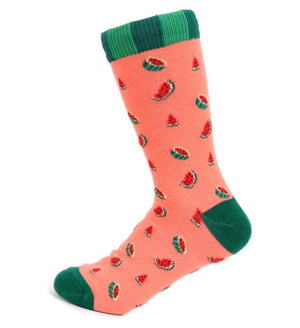 PARQUET BRAND Ladies WATERMELON SLICES Socks - Novelty Socks for Less