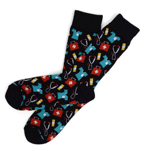 Parquet Brand Men’s DOCTOR/NURSE - Novelty Socks for Less