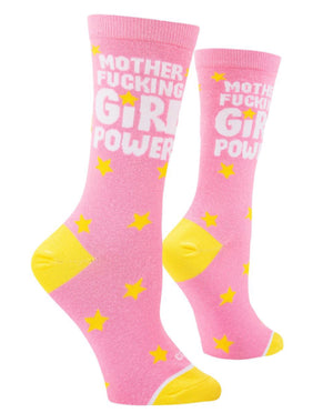 COOL SOCKS Brand Ladies MOTHER FUCKING GIRL POWER Socks - Novelty Socks for Less