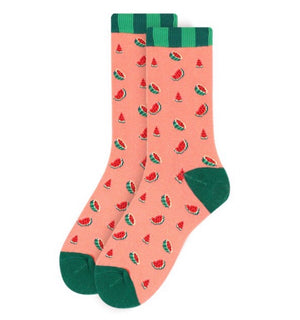 PARQUET BRAND Ladies WATERMELON SLICES Socks - Novelty Socks for Less