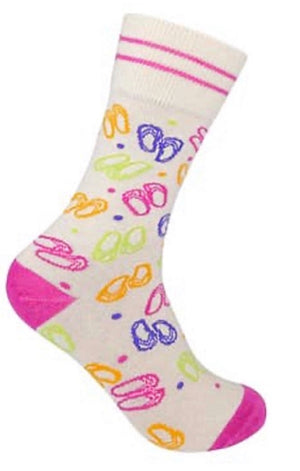 FUNATIC Brand Unisex FLIP FLOP Socks MADE IN USA - Novelty Socks for Less