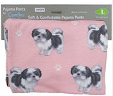 COMFIES UNISEX SHIH TZU PAJAMA BOTTOMS E&S PETS (CHOOSE SIZE) - Novelty Socks for Less