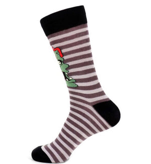 Parquet Brand Men’s ZOMBIE Halloween Socks - Novelty Socks for Less