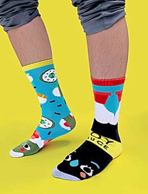 PALS SOCKS Brand Adult Unisex SUSHI & SOY SAUCE Mismatched Socks - Novelty Socks for Less