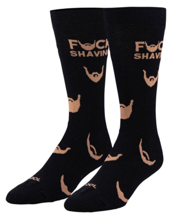 COOL SOCKS Brand Men’s FUCK SHAVING Socks