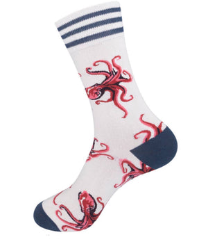 FUNATIC Brand Unisex OCTOPUS Crew Socks - Novelty Socks for Less