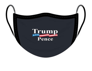 FUNATIC BRAND Adult TRUMP PENCE Face Mask - Novelty Socks for Less