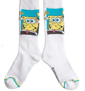 SPONGEBOB SQUAREPANTS Men’s Socks BIOWORLD Brand - Novelty Socks for Less