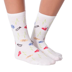 K. Bell Ladies NURSE/MEDICAL SUPPLIES Socks - Novelty Socks for Less