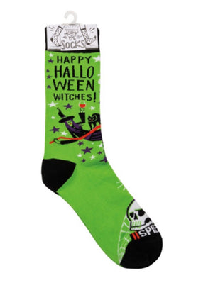 PRIMITIVES BY KATHY Unisex ‘HAPPY HALLOWEEN WITCHES’ - Novelty Socks for Less
