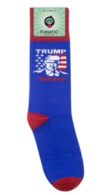 FUNATIC BRAND UNISEX TRUMP 2024 SOCKS - Novelty Socks for Less