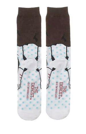 THE EXORCIST Men’s POSESSED REGAN 360 Socks BIOWORLD Brand - Novelty Socks for Less