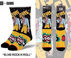 ELVIS PRESLEY MEN’S SOCKS ODD SOX BRAND - Novelty Socks for Less
