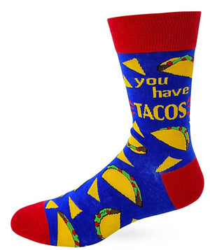 FABDAZ BRAND MEN’S GO AWAY UNLESS YOU HAVE TACOS SOCKS - Novelty Socks for Less