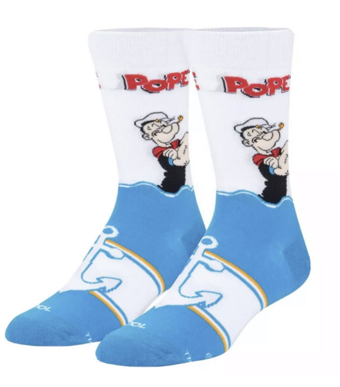 POPEYE THE SAILOR Men's Socks WITH ANCHOR COOL SOCKS BRAND