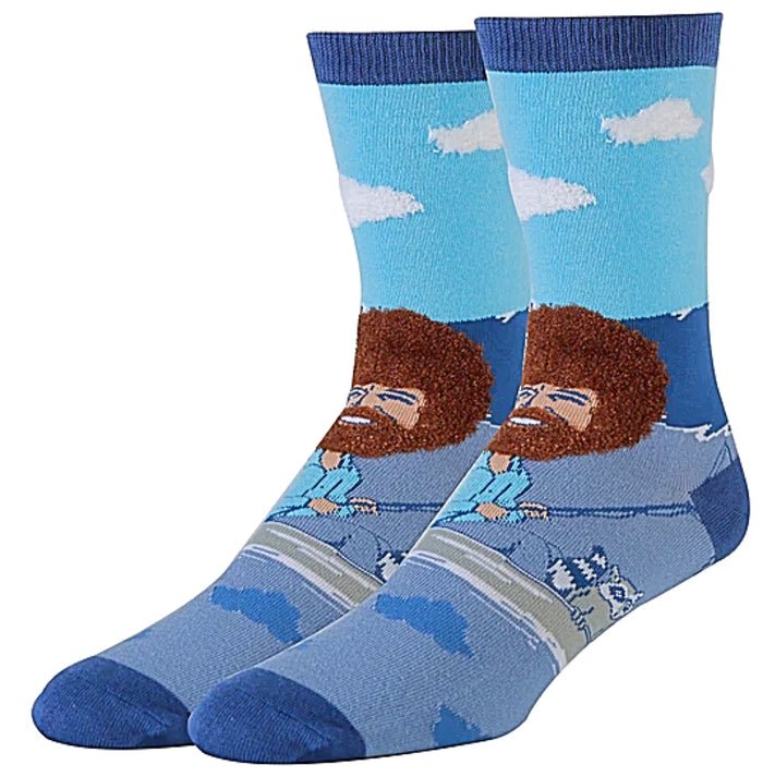 BOB ROSS Men’s ‘LET’S SAIL’ Socks OOOH YEAH BRAND