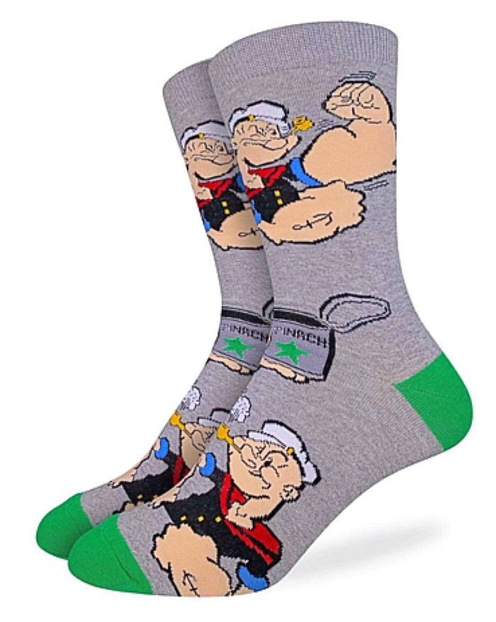 POPEYE THE SAILOR Men’s Socks WITH SPINACH GOOD LUCK SOCK Brand