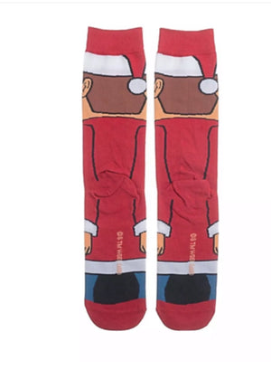 CHRISTMAS VACATION MEN’S CLARK GRISWOLD 360 SOCKS BIOWORLD BRAND - Novelty Socks for Less
