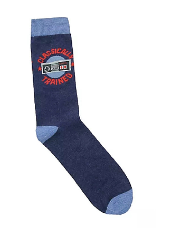 NINTENDO ENTERTAINMENT SYSTEM Men’s Socks ‘CLASSICALLY TRAINED’