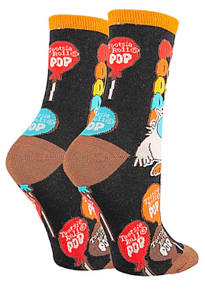 TOOTSIE ROLL POP Ladies Socks MR. OWL Oooh Yeah Brand - Novelty Socks for Less