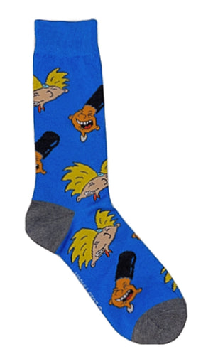 HEY ARNOLD Men’s Socks With GERALD JOHANNSEN - Novelty Socks for Less