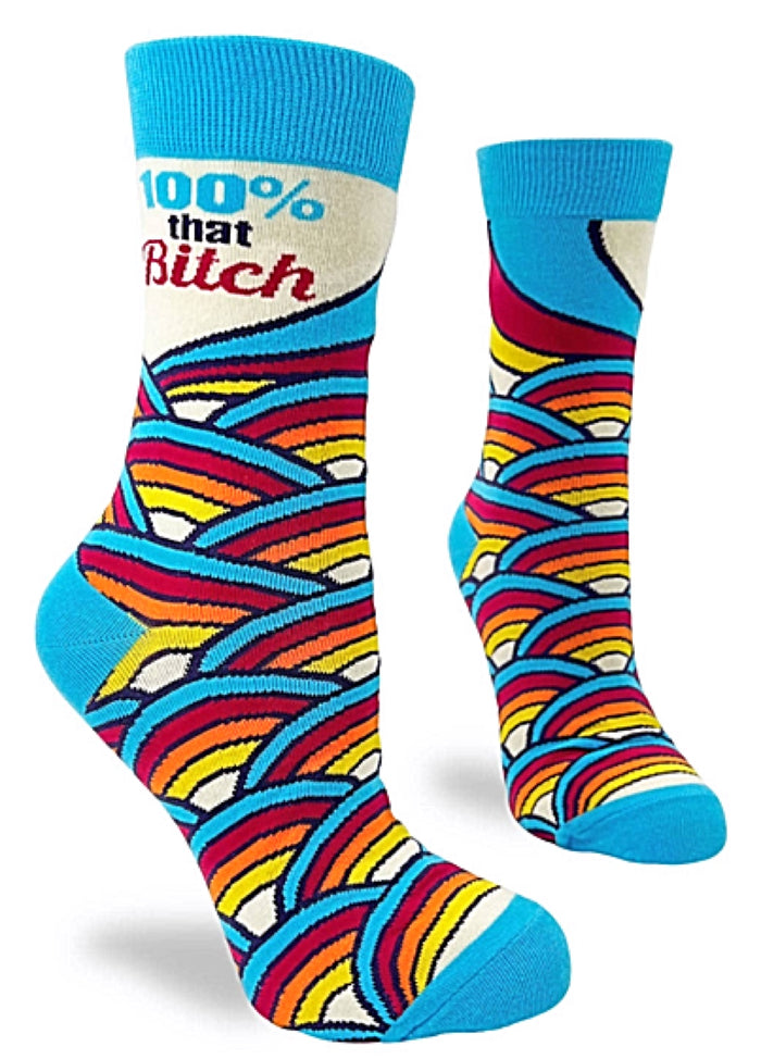 FABDAZ Brand Ladies 100% THAT BITCH Socks