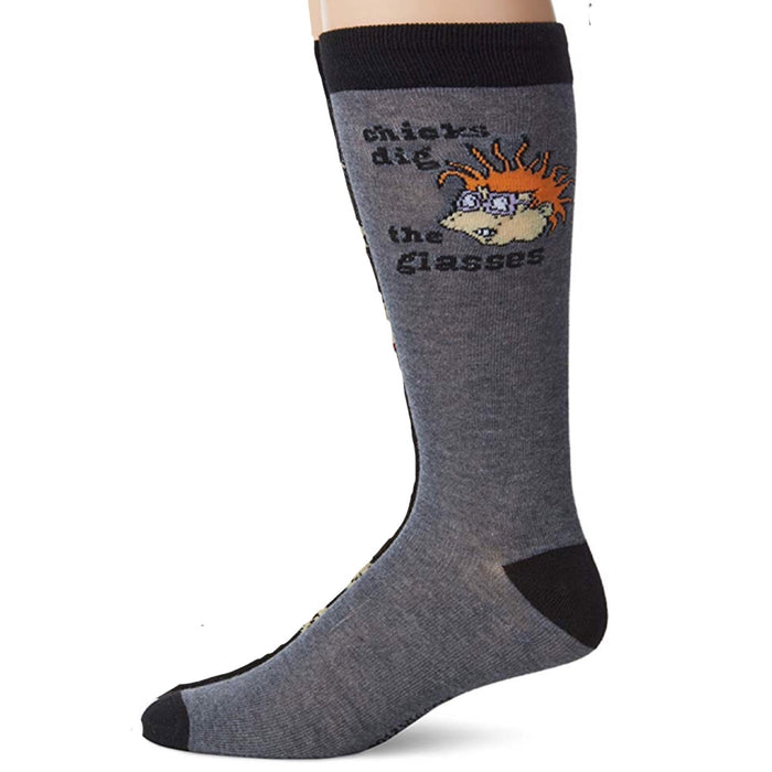 RUGRATS Men’s ‘CHICKS DIG THE GLASSES’ Socks