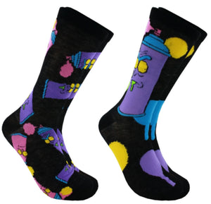 RICK AND MORTY MENS 2 Pair Socks - Novelty Socks for Less
