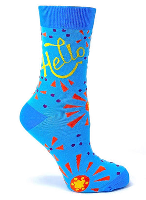 FABDAZ Brand Ladies HELLO SUNSHINE Socks - Novelty Socks for Less