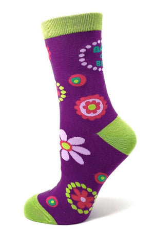 FABDAZ Brand Ladies BACK OFF BITCH Socks - Novelty Socks for Less