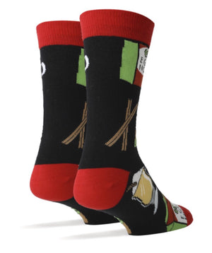 OOOH YEAH Brand Mens ‘EGG NOG’ Socks - Novelty Socks for Less