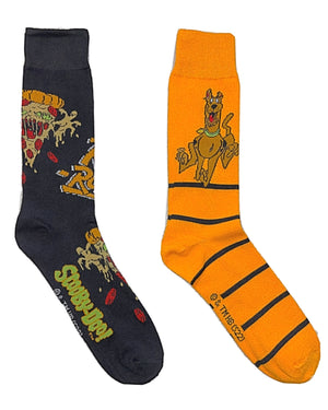 SCOOBY-DOO MEN’S 2 PAIR OF HALLOWEEN SOCKS - Novelty Socks for Less