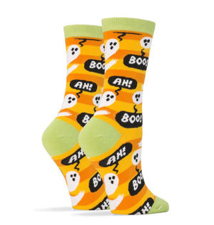 OOOH YEAH Brand Ladies GHOSTS NIGHT OUT Socks - Novelty Socks for Less