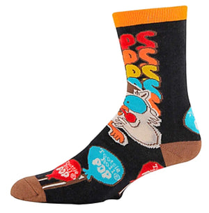 TOOTSIE ROLL POP Men’s Socks MR. OWL Socks Oooh Yeah Brand - Novelty Socks for Less