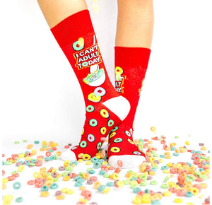 FUNATIC Brand ‘I CAN’T ADULT TODAY’ - Novelty Socks for Less