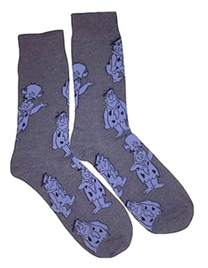 THE FLINTSTONES Mens FRED GRAND POOBAH SOCKS - Novelty Socks for Less