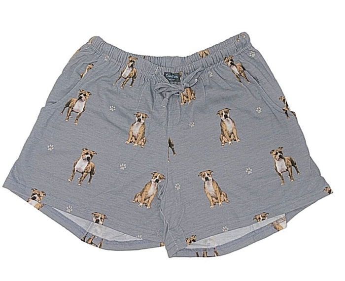 COMFIES LOUNGE PJ SHORTS Ladies PIT BULL Dog By E&S PETS