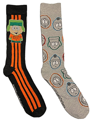 SOUTH PARK Men’s 2 Pair Of Socks With Kyle - Novelty Socks for Less