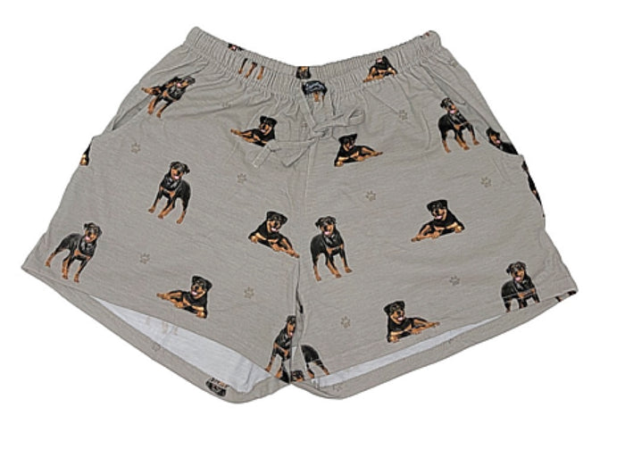 COMFIES LOUNGE PJ SHORTS Ladies ROTTWEILER Dog By E&S PETS