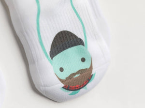 SQUID SOCKS Brand Unisex INFANT/TODDLER 3 Pair Of STAY ON Socks ‘COLTON COLLECTION’ - Novelty Socks for Less