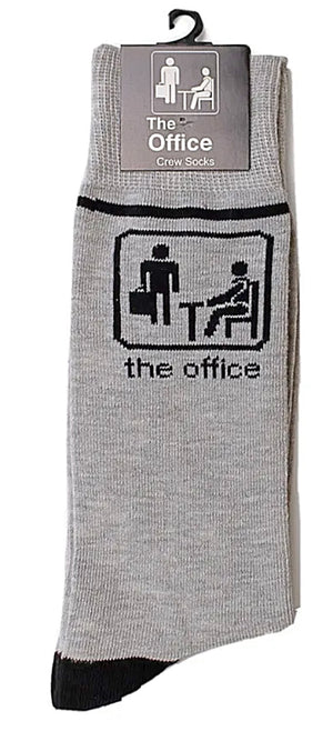 THE OFFICE TV SHOW Men’s Socks THE OFFICE LOGO - Novelty Socks for Less