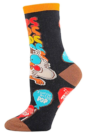 TOOTSIE ROLL POP Ladies Socks MR. OWL Oooh Yeah Brand - Novelty Socks for Less