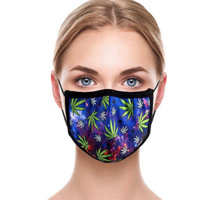ODD SOX Brand Adult Face Mask ‘WEED NEBULA’ - Novelty Socks for Less