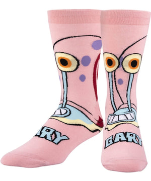 ODD SOX Brand Men’s SPONGEBOB SQUAREPANTS ‘GARY THE SNAIL’ Socks - Novelty Socks for Less