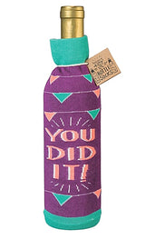 Primitives By Kathy BOTTLE SOCK ‘WHOO HOO! YOU DID IT!’ - Novelty Socks for Less