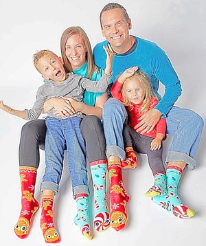 PALS SOCKS Brand Unisex CHRISTMAS Mismatched Socks (CHOOSE SIZE) - Novelty Socks for Less