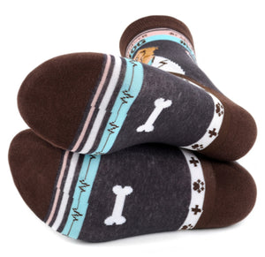 PARQUET Brand Ladies Dr. DOG Socks - Novelty Socks for Less