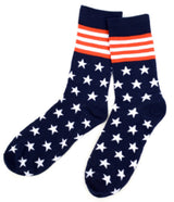 PARQUET Brand Men’s AMERICAN FLAG Socks - Novelty Socks for Less